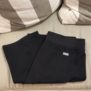 Figs Livingston Basic Scrub Pants - Black